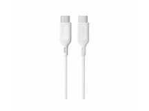 Кабель MangoTek MCC11 (USB-C / USB-C) (60W) (1,2м) (Нейлон) (White)