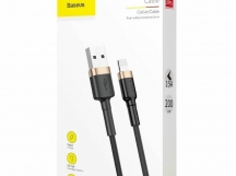 Кабель Baseus cafule (USB - Lightning) (1.5A) (2m) (Золото/Черный)