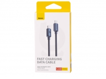 Кабель Baseus Crystal Shine Series (Быстрая зарядка) (USB-C-Lightning) (20W) (2m) (Черный)