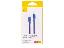 Кабель Baseus Crystal Shine Series (Быстрая зарядка) (USB-C-Lightning) (20W) (2m) (Синий)