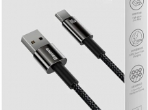 Кабель Baseus Tungsten Gold (Быстрая зарядка) (USB A / USB-C) (100W) (1m) (Черный)