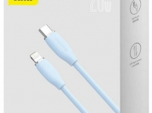 Кабель Baseus Jelly Liquid Silica Gel (Быстрая зарядка) (USB-C / Lightning) (20W) (2m) (Синий)