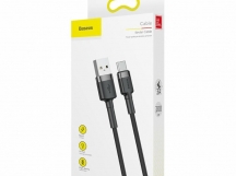 Кабель Baseus cafule (USB-A / USB-C) (3A) (1m) (Серый/Черный)