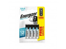 Элемент питания ENERGIZER  LR03 MAX PLUS (3+1 бл)   (48)