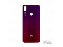 Задняя крышка Xiaomi Redmi Note 7 (M1901F7G) / Redmi Note 7 Pro (Красный)(Со стеклом камеры) Premium