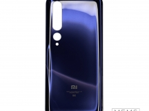 Задняя крышка Xiaomi Mi 10 5G (M2001J2G) / Mi 10 Pro (M2001J1G) (Черный) Premium