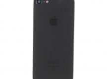 Задняя крышка (стекло) (CE) + стекло камеры iPhone 8 Оригинал (Space Grey)