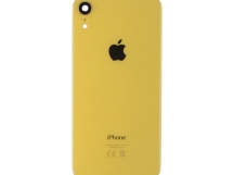 Задняя крышка (стекло) (CE) в комплекте со стеклом камеры iPhone XR Оригинал (Yellow)