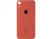 Задняя крышка (стекло) Узкий вырез iPhone XR (Coral)