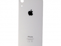 Задняя крышка (стекло) Узкий вырез iPhone XS (Silver) Оригинал