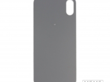 Задняя крышка (стекло) Широкий вырез iPhone X (Silver)