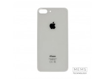Задняя крышка (стекло) Широкий вырез iPhone 8 Plus (Silver)
