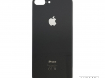 Задняя крышка (стекло) Широкий вырез iPhone 8 Plus (Space Grey)