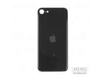 Задняя крышка (стекло) Широкий вырез iPhone SE 2020 (Black)
