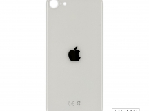 Задняя крышка (стекло) Широкий вырез iPhone SE 2020 (White)
