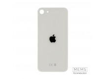 Задняя крышка (стекло) Широкий вырез iPhone SE 2020 (White)