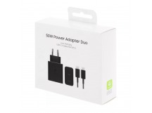 Зарядное устройство + кабель Samsung 50W Black Service Pack 100% OR