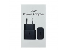 Сетевой адаптер Samsung 25W USB-C (Черный) Service Pack 100% Оригинал