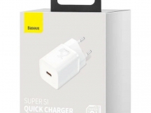 СЗУ Baseus Super Si (Быстрая зарядка) (USB-C) (25W EU) (Белый)
