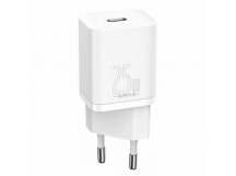 СЗУ Baseus Super Si (Быстрая зарядка) (USB-C) (25W EU) (Белый)