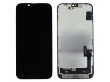 Дисплей для iPhone 14 + тачскрин + рамка (черный), оригинал (замененостекло)