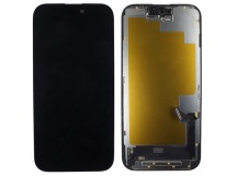 Дисплей для iPhone 15 + тачскрин + рамка (черный), OLED ALG (шлейфIC)
