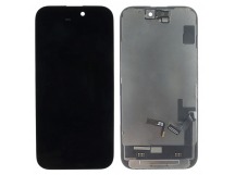 Дисплей для iPhone 15 + тачскрин + рамка (черный), OLED JK (шлейф IC)