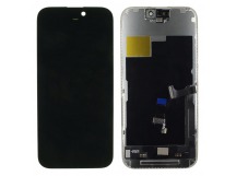 Дисплей для iPhone 15 Pro + тачскрин + рамка (черный), OLED JK(шлейф IC)