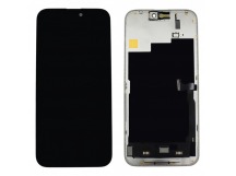 Дисплей для iPhone 15 Pro Max + тачскрин + рамка (черный), SOFTOLED RJ (шлейф IC)