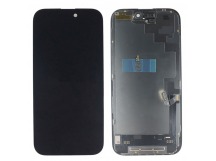 Дисплей для iPhone 16 + тачскрин + рамка (черный), SOFT OLED DD(шлейф IC)