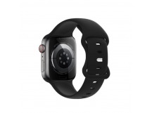 Силиконовый ремешок для часов Apple Watch HOCO WA15 38/40/41мм черный