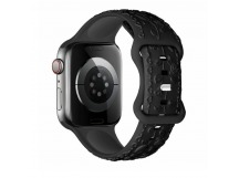 Силиконовый ремешок для часов Apple Watch HOCO WA30 38/40/41/мм черный