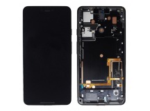Дисплей для Google Pixel 3 XL + тачскрин + рамка (черный), Full ORIG