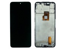 Дисплей для Huawei Honor X7d 4G + тачскрин + рамка (черный), Full ORIG