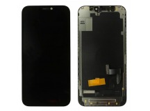 Дисплей для iPhone 12 mini + тачскрин + рамка (черный), OLED DD(шлейф IC)