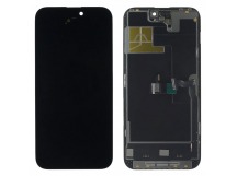 Дисплей для iPhone 14 Pro Max + тачскрин + рамка (черный), SOFTOLED DD (шлейф IC) 120Hz