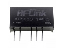 Модули питания Hi-Link A0503S-1WR3 Модуль DC-DC преобразователь сгальванической развязкой Uвх=5В Uвых=±3В Pвых=1Вт