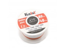 Припой в проволоке Kaisi диаметр 0,3мм 40грамм (Sn60Pb40) (Flux 1,2%)