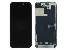 Дисплей для iPhone 14 Pro + тачскрин + рамка (черный), оригинал(заменено стекло)