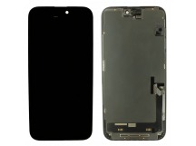 Дисплей для iPhone 15 Plus + тачскрин + рамка (черный), оригинал(заменено стекло)