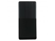 Дисплей для Samsung SM-G975 Galaxy S10 Plus + тачскрин + рамка(белый керамик), ОРИГ100%
