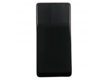 Дисплей для Samsung SM-G975 Galaxy S10 Plus + тачскрин + рамка(красный), ОРИГ100%