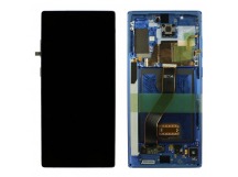 Дисплей для Samsung SM-N975 Galaxy Note 10 Plus + тачскрин + рамка(синий), ОРИГ100%