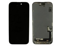 Дисплей для iPhone 15 + тачскрин + рамка (черный), оригинал (замененостекло)