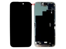 Дисплей для iPhone 15 Pro + тачскрин + рамка + ALS шлейф (черный),СЕРВИСНЫЙ ОРИГ100%