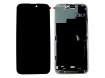 Дисплей для iPhone 15 Pro Max + тачскрин + рамка + ALS шлейф(черный), СЕРВИСНЫЙ ОРИГ100%