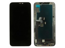 Дисплей для iPhone XS + тачскрин + рамка (черный), JK