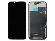 Дисплей для iPhone 13 + тачскрин + рамка (черный), JK (шлейф IC)