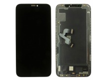 Дисплей для iPhone XS + тачскрин + рамка (черный), OLED ALG