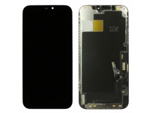 Дисплей для iPhone 12/12 Pro + тачскрин + рамка (черный), In-Cell GX(шлейф IC)